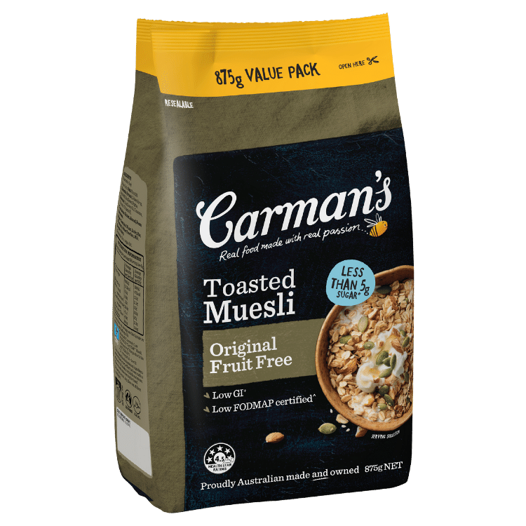 Original Toasted Fruit Free Muesli 875g