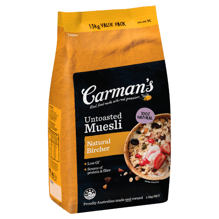 Natural Untoasted Bircher Muesli 1.5kg