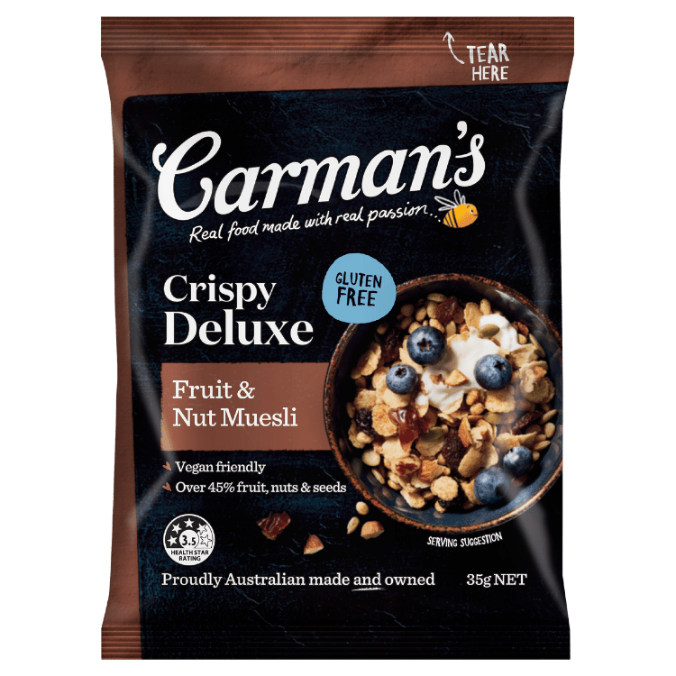 Crispy Deluxe Fruit & Nut Muesli Sachets 35g