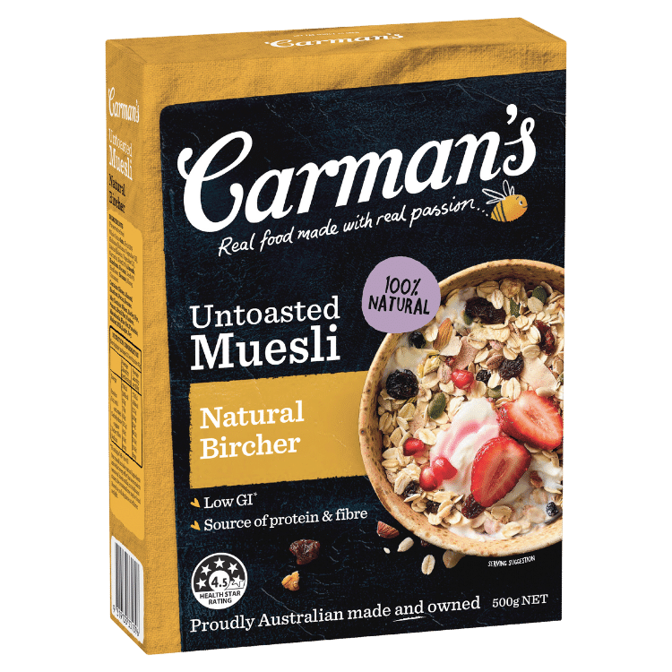 Natural Untoasted Bircher Muesli 500g