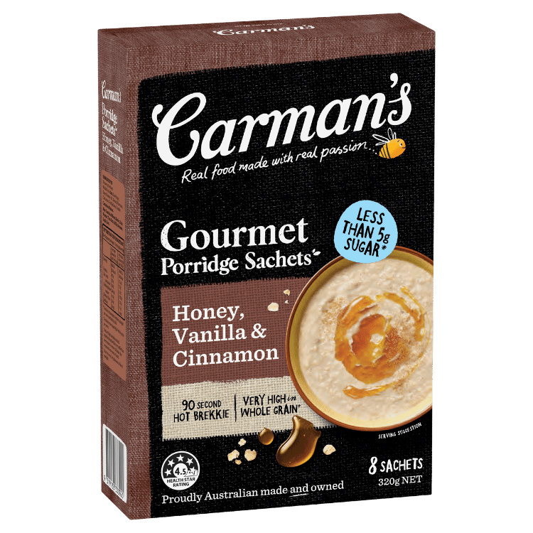 Honey, Vanilla & Cinnamon Porridge Sachets