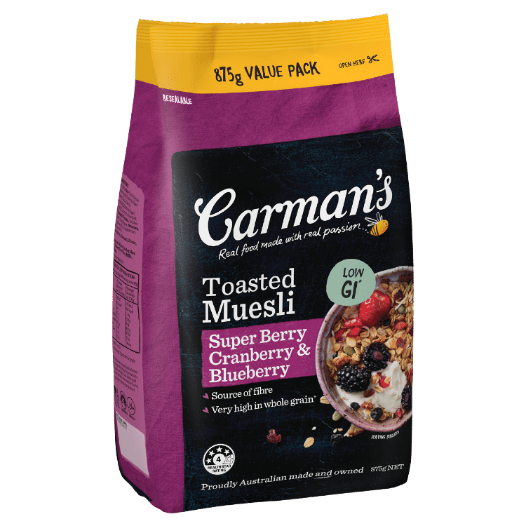 Super Berry Cranberry & Blueberry Muesli 875g