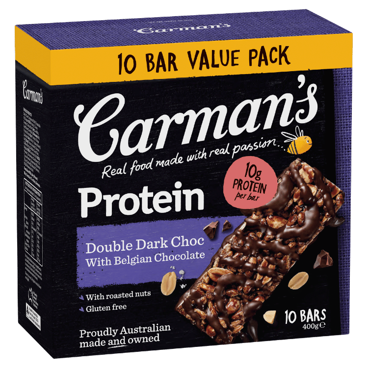 Double Dark Choc Protein Bars With Belgian Chocolate 10 Pack