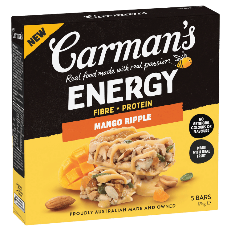 Mango Ripple Energy Nut Bars